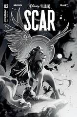 Disney Villains Scar #2 Cvr H 15 Copy Incv Darboe B&W (STL267952)