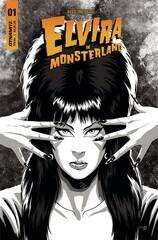 Elvira In Monsterland #1 Cvr F 10 Copy Baal B&W (STL267902)