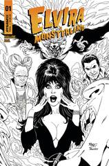 Elvira In Monsterland #1 Cvr G 10 Copy Royle B&W (STL267903)