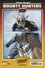 Star Wars Bounty Hunters #34 Yu Enfys Nest Solo 5Th Ann Movie Var (STL266458)