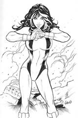 She-Hulk #13 50 Copy Incv Land Virgin Bw Var (STL265069)