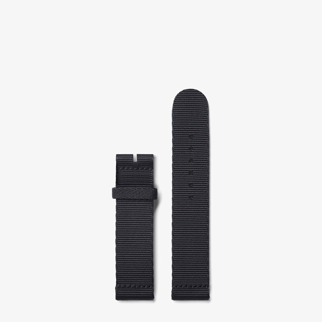 Nomos - Textile Strap Woven Blue/Black - 20mm