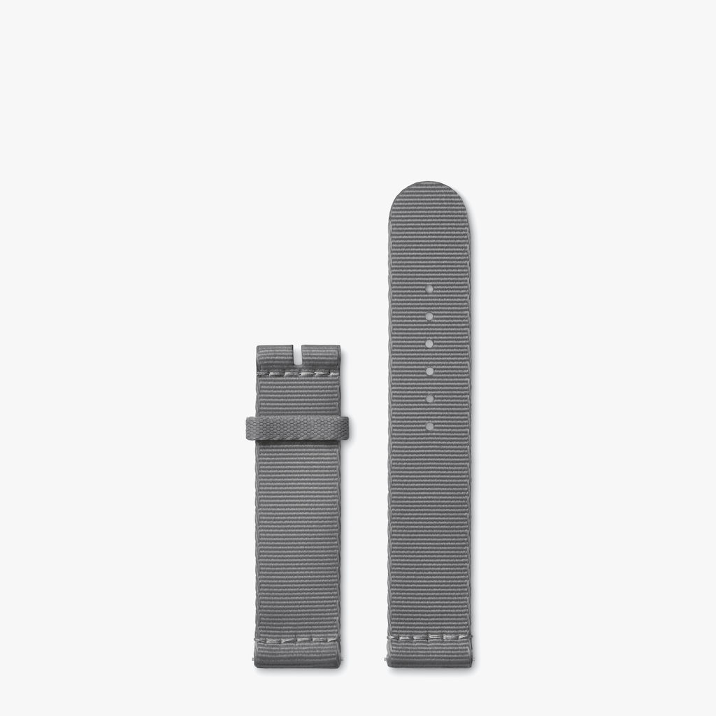 Nomos - Textile Strap Woven Dark Gray - 20mm