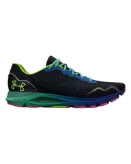Under Armour - Women's UA HOVR Sonic 6 Speed Overdrive Running Shoes - Black-Lime Surge-001