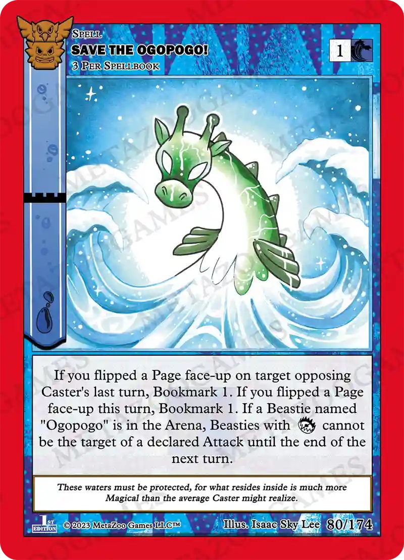 Save the Ogopogo! 80/174 - 1st Edition