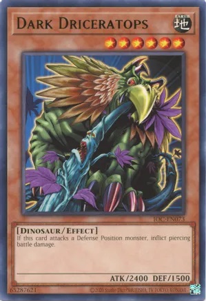 Dark Driceratops - IOC-EN073 - Rare - Unlimited 25th Anniversary Edition
