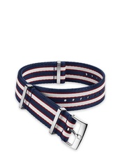 Omega - Nato Strap Polyamide Striped Red, White & Blue 19‑20mm - 031CWZ010632