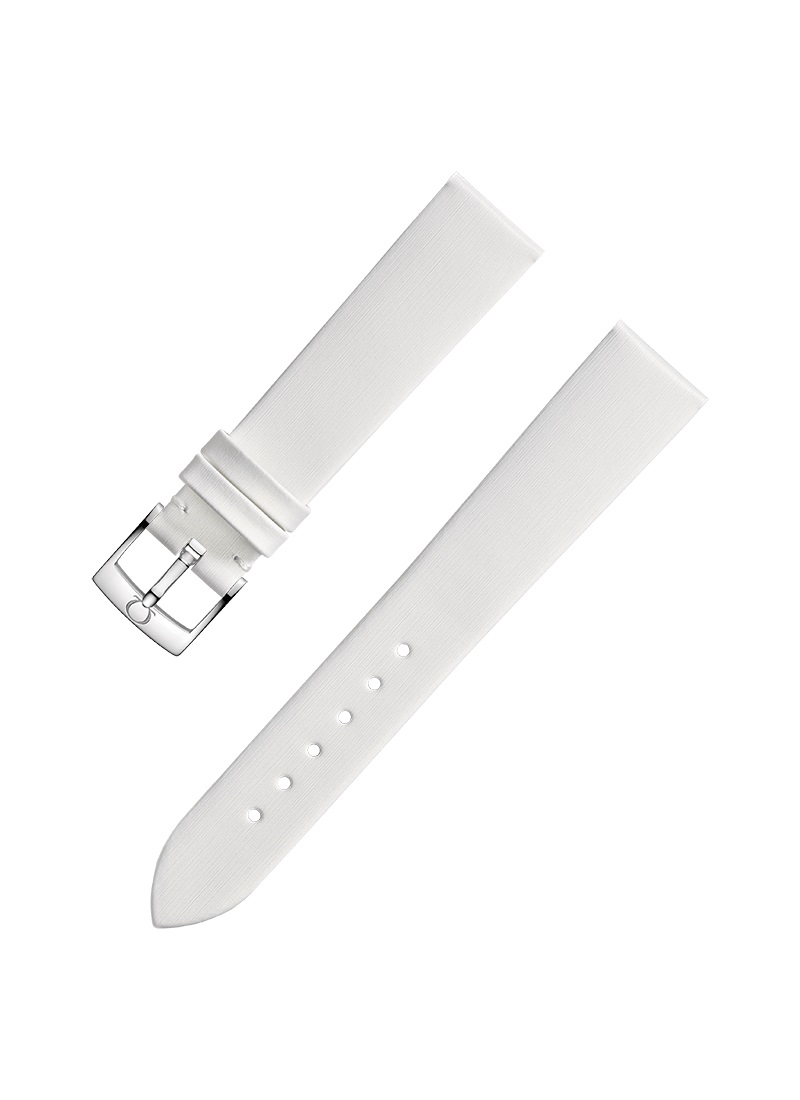 Omega - White Leather Strap 16mm - 9800.04.63
