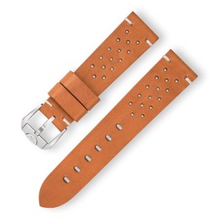 Squale Perforated Vintage Leather Strap 22mm - CINU1565CM