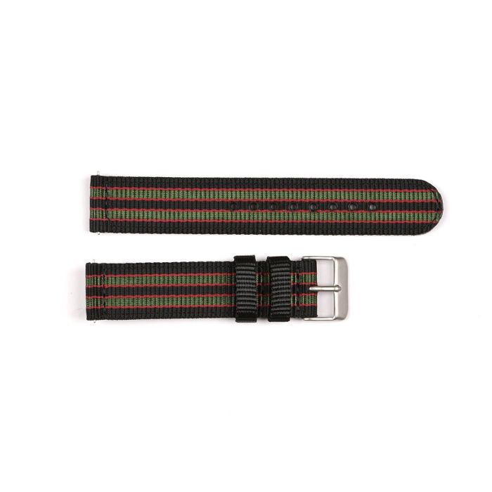 Steinhart Nato Strap Black/Red/Green - 211-1076