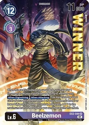 Beelzemon - EX2-044 - SR (April 2023 Beelzemon Special)