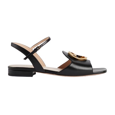 Gucci - Gucci Blondie sandal - Black Leather