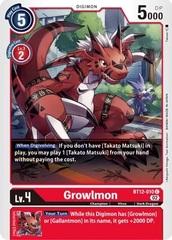 Growlmon - BT12-010 - C