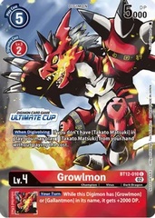 Growlmon (Ultimate Cup) - BT12-010 - Promo