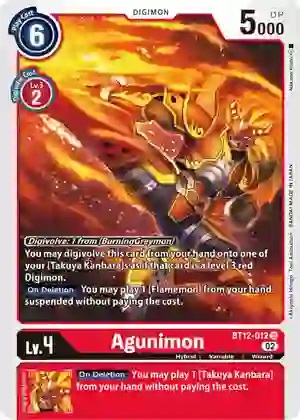 Agunimon - BT12-012 - U