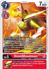 OmniShoutmon (Box Topper) - BT12-014 - C - Foil