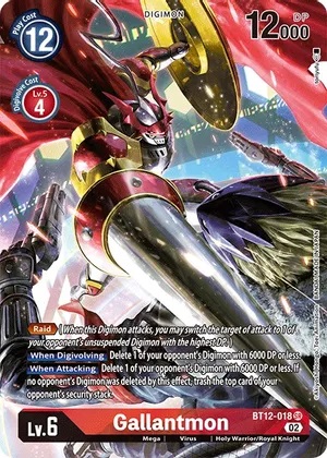 Gallantmon - BT12-018 - SR - Alternate Art - Foil