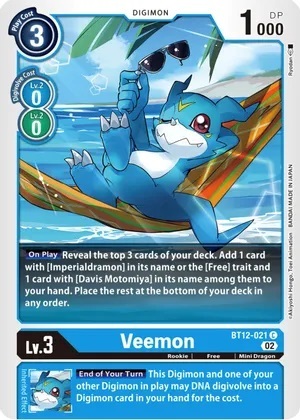 Veemon - BT12-021 - C