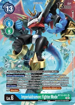 Imperialdramon: Fighter Mode - BT12-031 - SR - Alternate Art - Foil