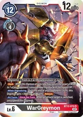 WarGreymon - BT12-070 - SR - Foil