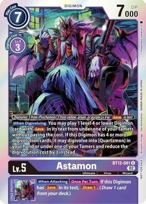 Astamon (Box Topper) - BT12-081 - U