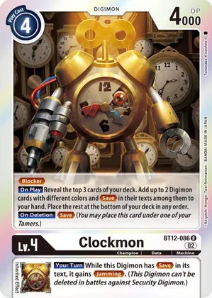 Clockmon - BT12-086 - R - Foil