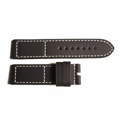 Steinhart Leather Strap Black/White With Rubber Coating Size L - 211-0077