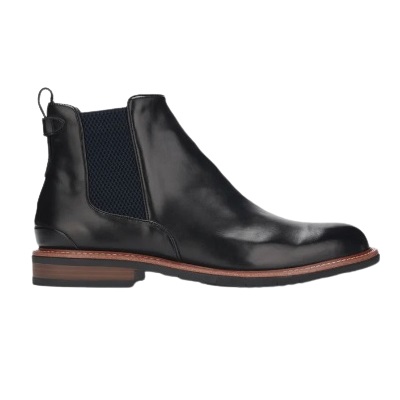 Kenneth Cole - Klay Flex Leather Chelsea Boot - BLACK