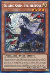 Guiding Quem, the Virtuous - CYAC-EN011 - Secret Rare - 1st Edition