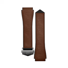 TAG Heuer Brown Bi-Material Leather Strap 45MM - BT6270