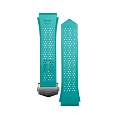 TAG Heuer Light Blue Rubber Strap 45MM - BT6268