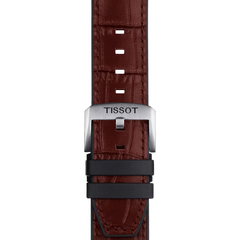 Tissot Official Brown Leather And Rubber Parts Strap Lugs 22MM - T852.046.767