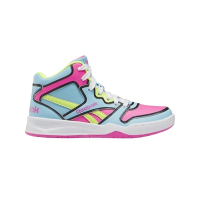 Reebok - BB4500 Court Shoes - Preschool - Digital Blue-Atomic Pink-Acid Yellow
