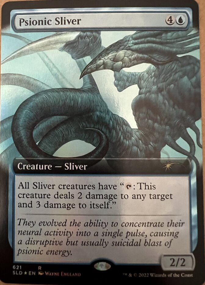 Psionic Sliver - Foil - Extended Art