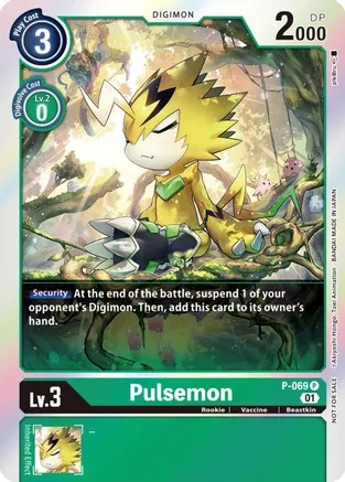 Pulsemon - P-069 - P (Limited Card Pack) - Foil