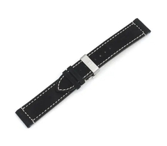 Victorinox Chrono Pro - Black Leather Strap With Buckle - 003252