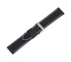 Victorinox Chrono Classic - Black Leather Strap With White Stitch With Buckle - 21 mm - 003745