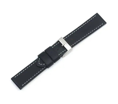 Victorinox Chrono Classic - Black Leather Strap With Buckle - 21 mm - 001623