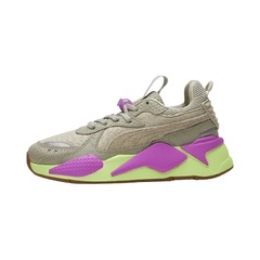 Puma - PUMA x RON FUNCHES RS-X Big Kids' Sneaker - Pebble Gray-Pebble Gray-Fizzy Apple