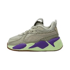Puma - PUMA x RON FUNCHES RS-X Toddlers' Sneaker - Pebble Gray-Pebble Gray-Fizzy Apple