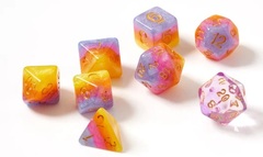 D6 Dice Set (18): 12mm - Tahitian Sunset