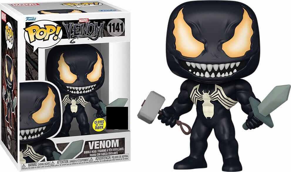 Pop Marvel Venom W/ Hammer/Sword