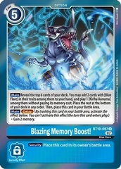 Blazing Memory Boost! - BT10-097 - R (Revision Pack Cards)