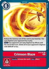 Crimson Blaze - BT8-097 - U (Revision Pack Cards)