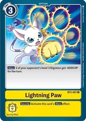 Lightning Paw - BT2-097 - C (Revision Pack Cards)