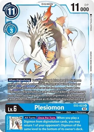 Plesiomon - EX3-023 - U (Revision Pack Cards)