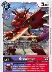 Growlmon - EX3-057 - C (Revision Pack Cards)