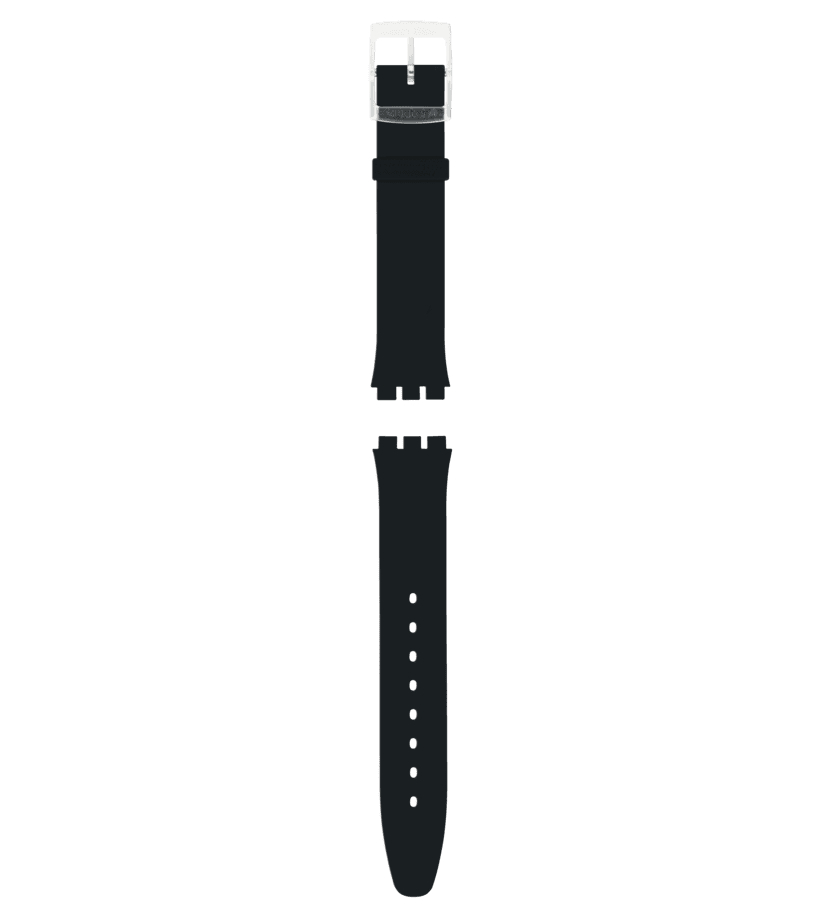 Swatch Skin Classic Black Plastic Strap - ACSS08K103