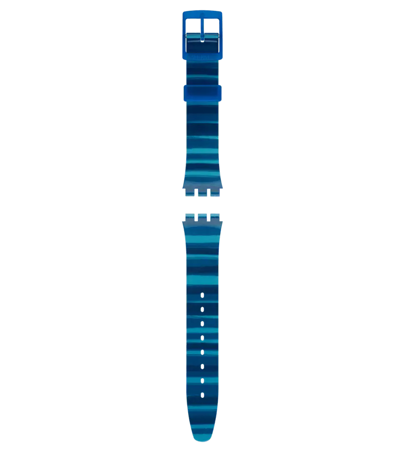 Swatch Gent Blue Plastic Strap - ACGN237