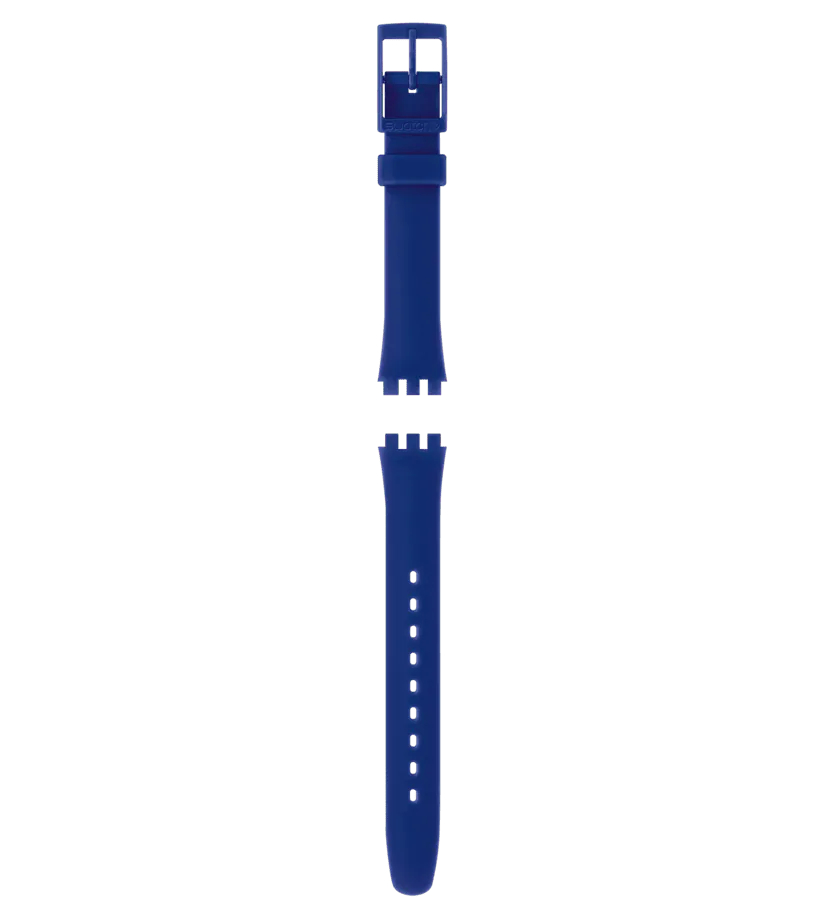 Swatch Lady Dark Blue Silicone Strap - ACLN148C